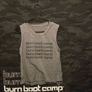 Burn Boot Camp Women’s Gray Muscle Tee